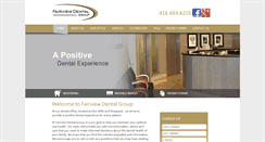 Desktop Screenshot of fairviewdental.ca