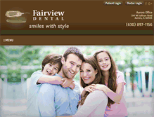 Tablet Screenshot of fairviewdental.net